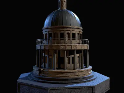 Architecture london dome 3D model