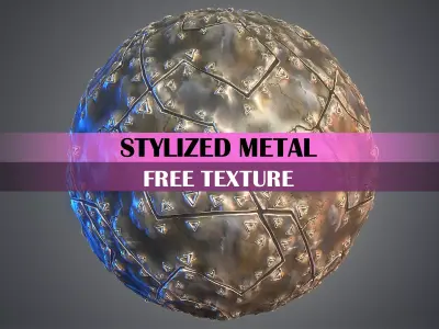 Stylized Metal Texture Texture