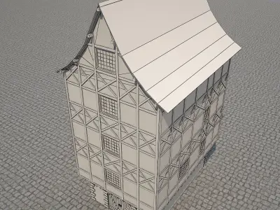 Medieval House 2 3D model purchase