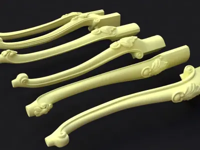2leg High quality 3d models for processing on a cnc machine  3D model