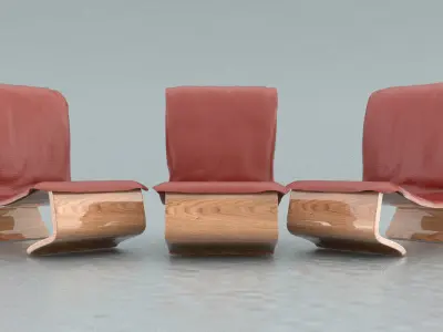 laos Chair Design 3D model