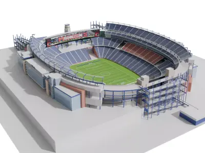 Gillette Stadium 3D 3D model