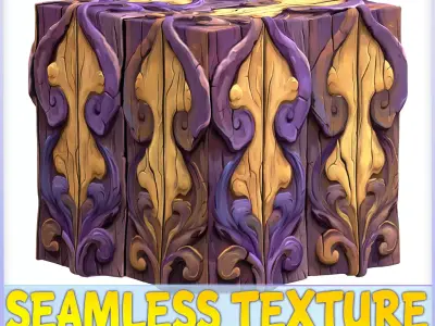  Stylized Wood Seamless Texture Texture buy