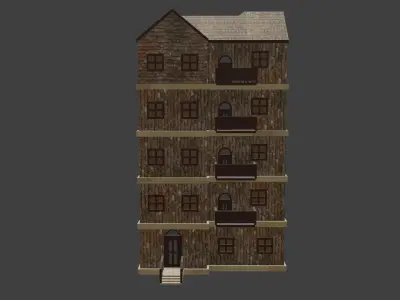 House Model 41 Low-poly 3D model