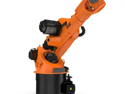  Kuka Robot KR 30-3 Rigged for C4D 