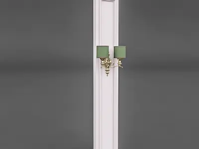 Column and Decorative Lamp 02