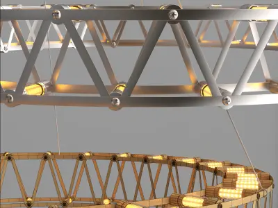 Eiff Pendant Light 3D model