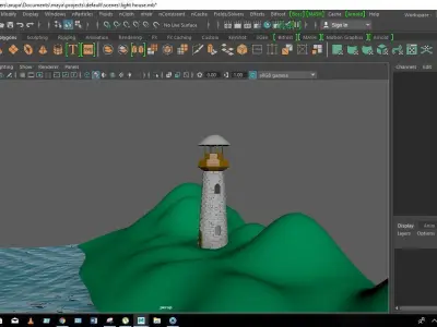 light house  3D model
