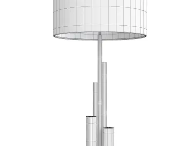 Brass and Bronze Metal Table Lamp Liang and Eimil Miami Low-poly 3D model