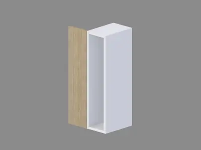Kitchen Upper Cabinet 20 cm Low-poly 3D model