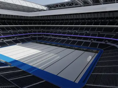 New Santiago bernabeu Stadium 3D model