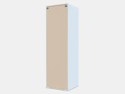 METOD High cabinet frame Low-poly 3D model