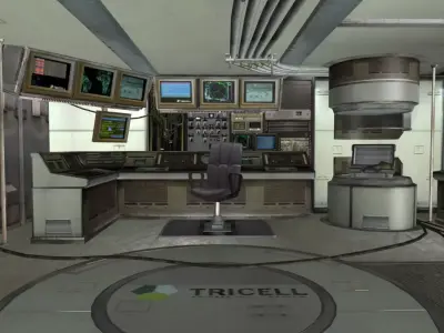 Architectural interior 07 3D model