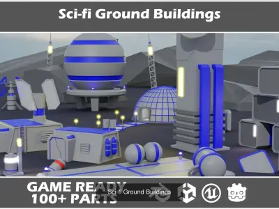 Sci-fi Models Collection 3D Model Pack