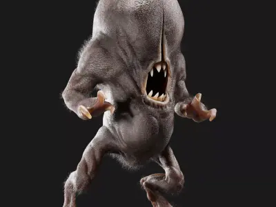 Tick Monster Blender 3D model