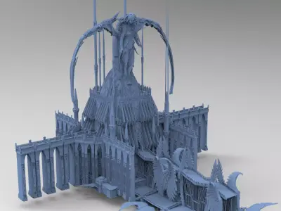 Desert ancient crusades angel arch  3D model