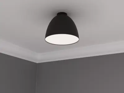 Ceiling light C539BL Low-poly 3D model