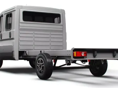 Citroen Jumper Chassis DoubleCab L4 2026 3D model