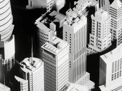 21 Cyberpunk Builds  3D model