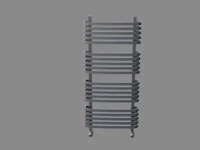Bathroom Radiator Low-poly 3D model