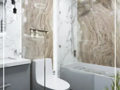 modern bathroom  3D model