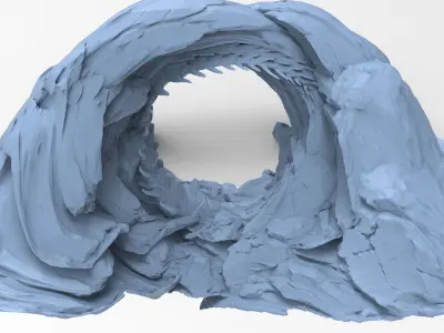 Ankylosaurus Spine Rocks 2  3D model