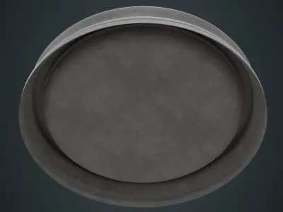 Fountain 2A Low-poly 3D model