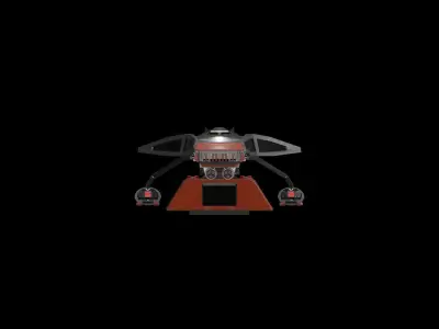 Star Trek Wallenberg-Class Starship Low-poly 3D model