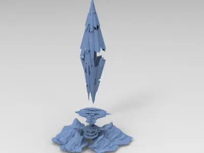 Knome King Mountain  3  3D model