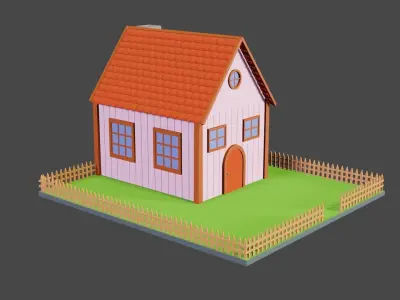 wooden 3D model