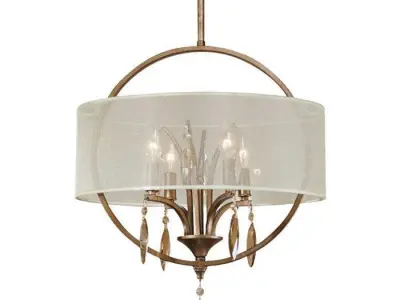 Chapital Light Single Drum Pendant 3D model