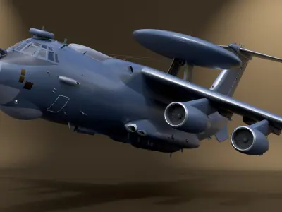  Aerial Reconnaissance Aircraft in Flight 