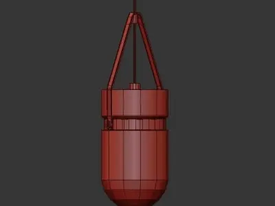 Almonds pendant light 3D model