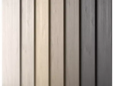 Wood materials Oak - 7 colors - set 04 Texture