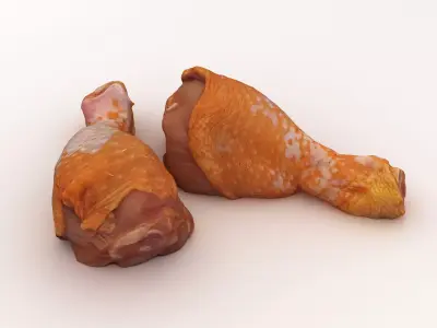 Chicken Drumsticks 3D model