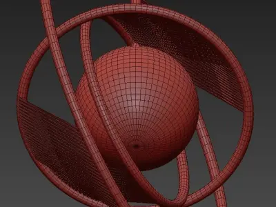 Pouenat ferronnier lighting 3D model