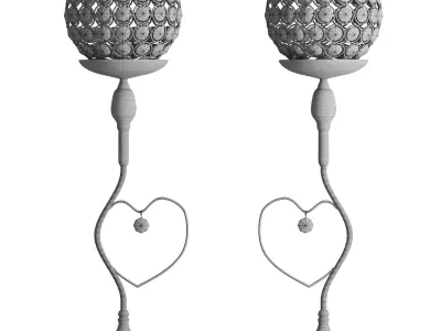 Candle Holders 2 3D model