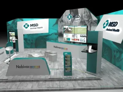 10x6 stand for pharmaceutics 3D model