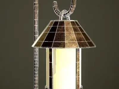 Flashlights low poly 6 texture options Low-poly 3D model