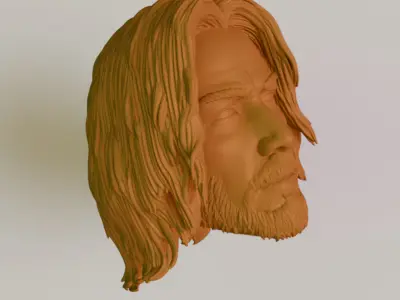 head JOHN WICK 3D model