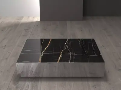 Elliott Large Square Table 3D model