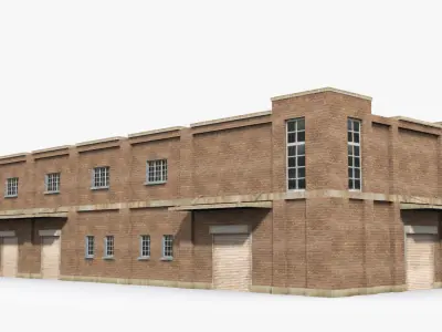 Factory x2 Low-poly 3D model purchase