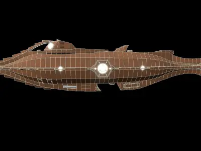 Nautilus submarine 3D model