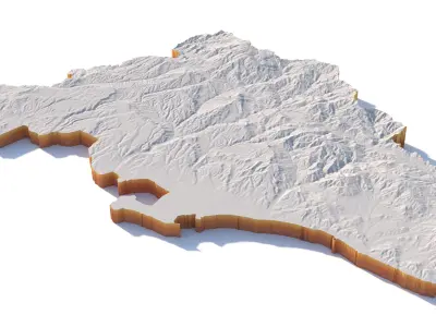 Limassol City Cyprus 3D model