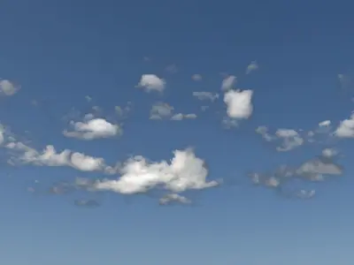 Clouds - Volumetric OpenVDB AltoCumulus Clouds 3D model