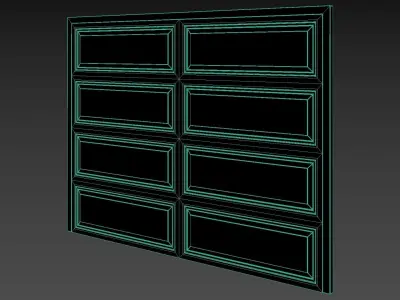 Garage Door 02 3D model