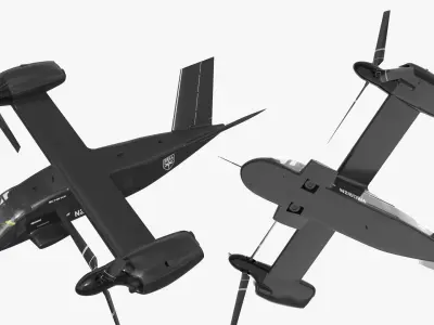  Vertical Lift Combat Vehicle Bell V-280 Valor Simplified 