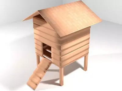 Hen House - Type 1 3D model