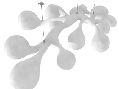 Fertility Form illuminated sculpture by Rogan Gregory   3D model