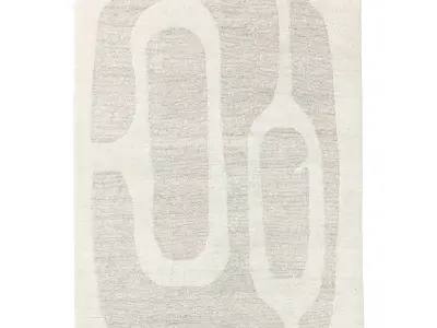 ELURU HAND-KNOTTED WOOL RUG 3D model